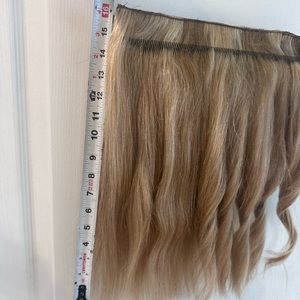 Halo couture string extension 16” blonde layered color 622